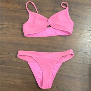Pink bikini